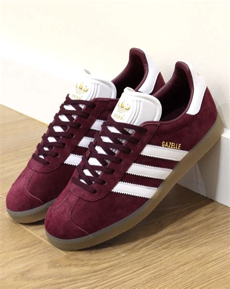 gazelle adidas maroon